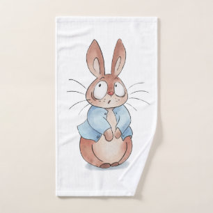 Cute bunny handdoek