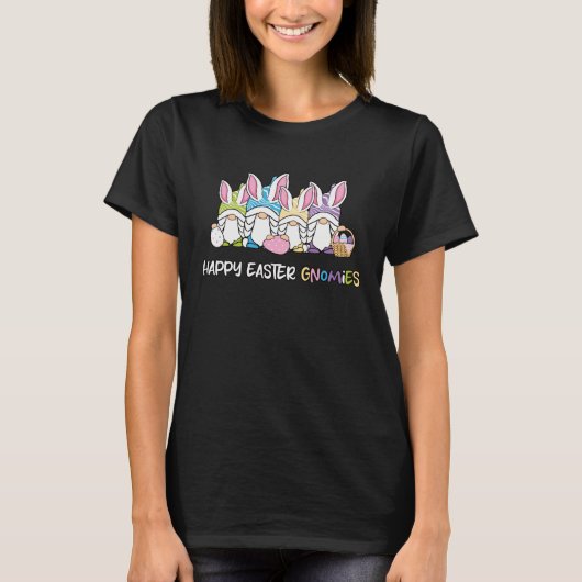 Cute Bunny Happy Easter Day Eggs Hunt Boys Girls K T-shirt (Voorkant)