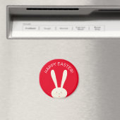 Cute Bunny Happy Easter Eggs Hunt Party Magnet (Insitu (Vaatwasser))