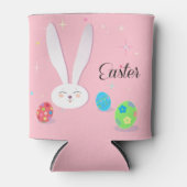 CUTE BUNNY HAPPY EASTER HOLIDAY PARTY Trendy Blikjeskoeler (Voorkant)