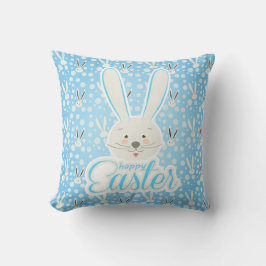 CUTE BUNNY HAPPY EASTER HOLIDAY PARTY Trendy Kussen