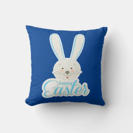 CUTE BUNNY HAPPY EASTER HOLIDAY PARTY Trendy Kussen