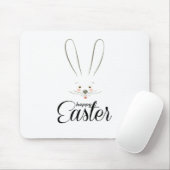 CUTE BUNNY HAPPY EASTER HOLIDAY PARTY Trendy Muismat (Met muis)