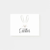 CUTE BUNNY HAPPY EASTER HOLIDAY PARTY Trendy Post-it® Notes (Voorkant)