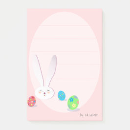 CUTE BUNNY HAPPY EASTER HOLIDAY PARTY Trendy Post-it® Notes