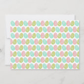 Cute Bunny Happy Easter Photo Feestdagenkaart (Achterkant)