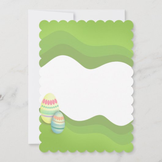 Cute Bunny Happy Pascard Kaart (Achterkant)