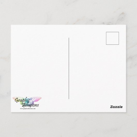 Cute Bunny Happy Pasen Briefkaart (Achterkant)