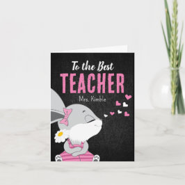 Cute Bunny - Hartelijk dank voor uw kaart voor ler