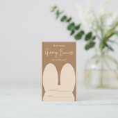 Cute bunny Hoeveel gummy bunnies spel Informatiekaartje (Staand voorkant)