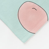 Cute Bunny Holding een ballon Fleece Deken (Hoek)