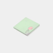 Cute Bunny Holding een ballon Post-it® Notes (Schuin)