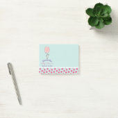 Cute Bunny Holding een ballonBaby shower Post-it® Notes (Kantoor)