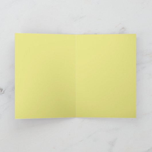 Cute Bunny Hoppy Easter Kaart (Binnen)