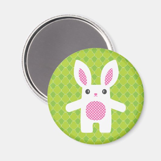 Cute Bunny Hug Magneet (Voorkant / Achterkant)