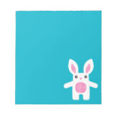 Cute Bunny Hug Notitieblok (Voorkant)