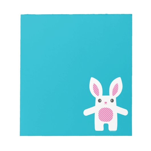 Cute Bunny Hug Notitieblok (Voorkant)