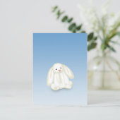 Cute Bunny Illustration - Briefkaart (Staand voorkant)