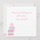 Cute Bunny Kerstroze en Mint (Achterkant)