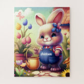 Cute Bunny Kind Legpuzzel (Verticaal)