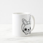 Cute Bunny Koffiemok (Voorkant rechts)