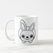 Cute Bunny Koffiemok (Links)