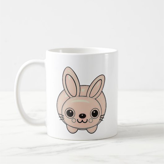 Cute Bunny Koffiemok (Links)