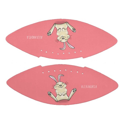 Cute bunny konbit cartoon illustration american football (Panelen)