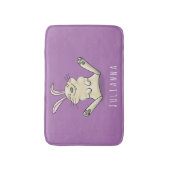 Cute bunny konbit cartoon illustration badmat (Voorkant Verticaal)