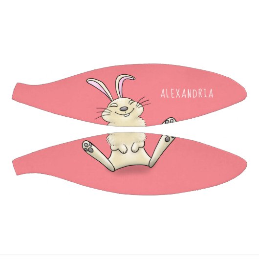 Cute bunny konbit cartoon illustration basketbal (Panelen)