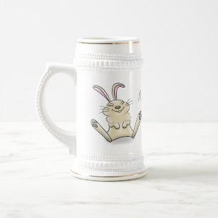 Cute bunny konbit cartoon illustration bierpul