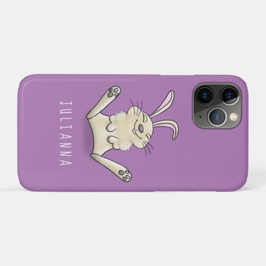 Cute bunny konbit cartoon illustration Case-Mate iPhone case (Achterkant (horizontaal))