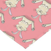 Cute bunny konbit cartoon illustration korte tafelloper (Hoek)