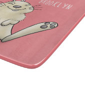 Cute bunny konbit cartoon illustration snijplank (Hoek)