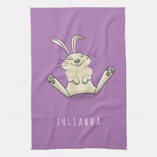Cute bunny konbit cartoon illustration theedoek