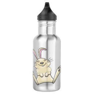 Cute bunny konbit cartoon illustration waterfles