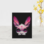 Cute Bunny Konijn Dier Met Kleuren - Een Meisjes H Kaart (Gele Bloem)
