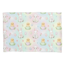 Cute Bunny Kuiken & Lammetjes Pasen Motief