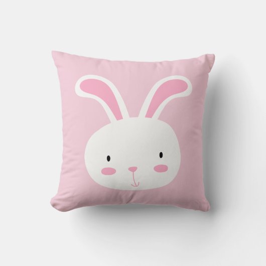Cute Bunny Kussen (Voorkant)