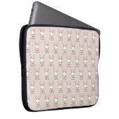 Cute bunny laptop case (Voorkant Rechts)