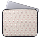 Cute bunny laptop case (Voorkant)