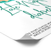 Cute Bunny - Late Night Dapers Poster (Hoek)