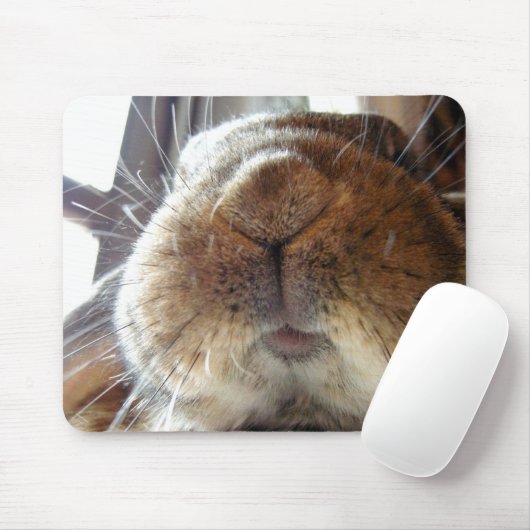 Cute Bunny Lips and Mouth Muismat (Met muis)