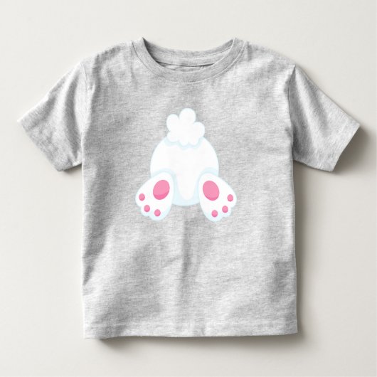 Cute Bunny, Little Bunny, White Bunny, Bunny Tail Kinder Shirts (Voorkant)