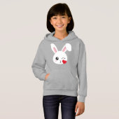 Cute Bunny, Little Bunny, White Bunny, Heart, Kiss (Voorkant volledig)