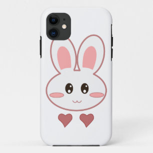 Cute Bunny Love iPhone 11 Hoesje