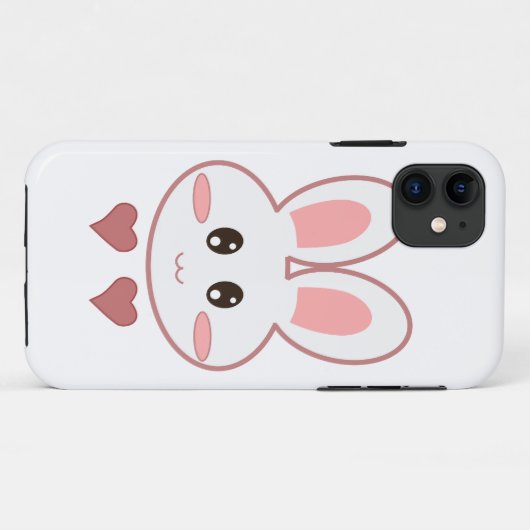 Cute Bunny Love Case-Mate iPhone Case (Achterkant (horizontaal))