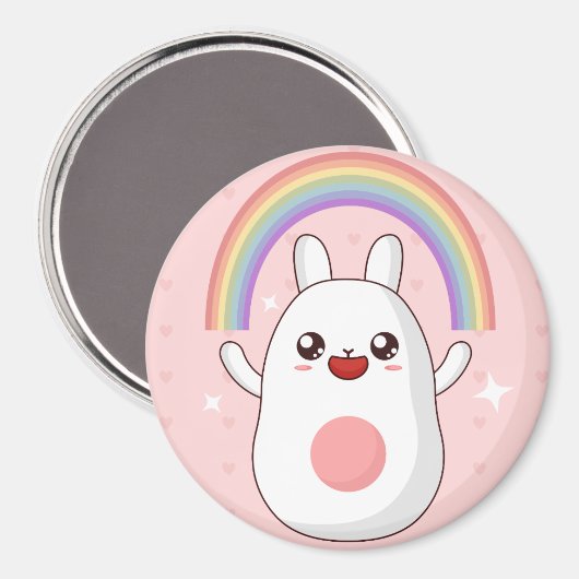 Cute Bunny Magneet (Voorkant / Achterkant)