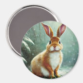 Cute Bunny Magnet (Voorkant / Achterkant)