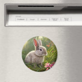 Cute Bunny Magnet (Insitu (Vaatwasser))